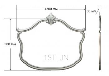 Mirrors and frames (RM_0858) 3D model for CNC machine